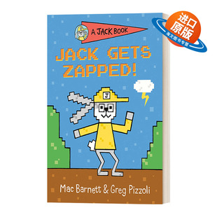 英文原版 A Jack Book 08 Jack Gets Zapped! 兔子杰克之书系列8 杰克被电击了! 儿童精装章节桥梁书故事绘本 幽默笑话 英文版