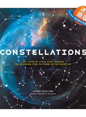 英文原版 Constellations 图解星座 88颗星图讲述太空故事 精装天文学科普 英文版 进口英语原版书籍