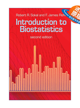 英文原版 Introduction to Biostatistics 生物统计学导论 第二版 数学 Robert Sokal 英文版 进口英语原版书籍