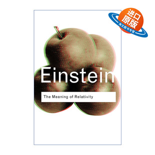 英文原版 The Meaning of Relativity 相对论的意义 爱因斯坦 Routledge Classics系列 英文版 进口英语原版书籍