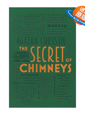 英文原版 The Secret of Chimneys 名苑猎凶 阿加莎 软精装皮质封面词云经典 Word Cloud Classics 英文版 进口英语原版书籍