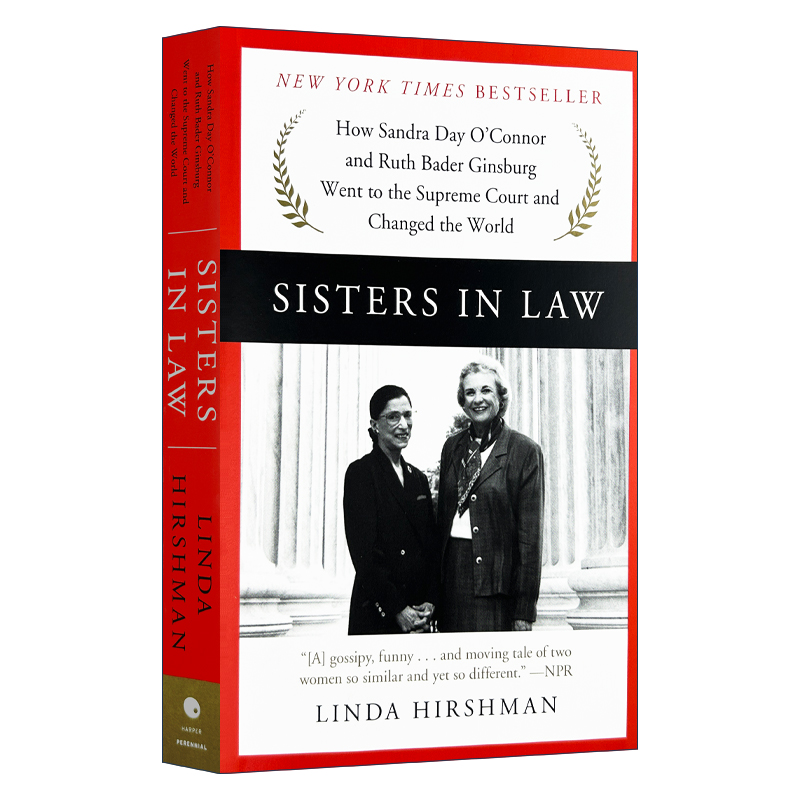 英文原版 Sisters in Law 温柔的正义 美国最高法院大法官奥康纳和金斯伯格如何改变世界 英文版 进口英语原版书籍
