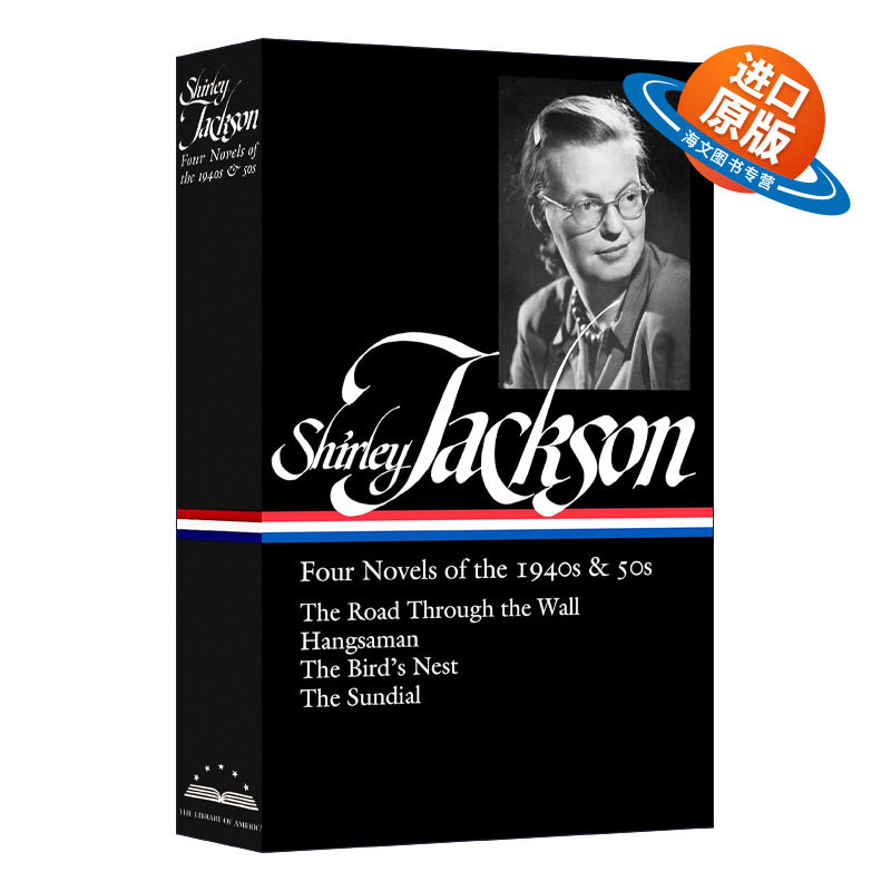 英文原版 精装 Shirley Jackson Four Novels of the 1940s & 50s LOA #336 雪莉&middot;杰克逊精装美国文库 英文版外文小说
