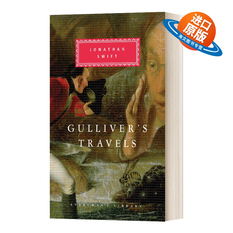 英文原版 精装小说 Gulliver's Travels 格列佛游记 人人图书馆精装收藏版 英文版 进口英语原版书籍