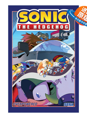 英文原版 Sonic The Hedgehog  Vol. 14 Overpowered 刺猬索尼克第14卷 过强 英文版 进口英语原版书籍
