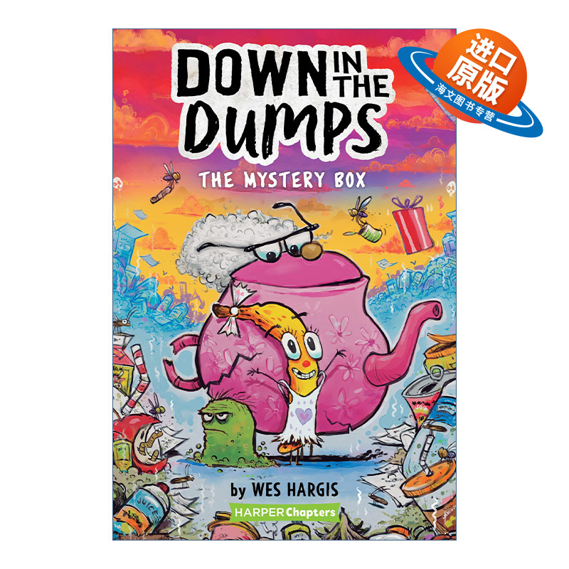 英文原版 Down in the Dumps #1 The Mystery Box 垃圾场里的友谊故事系列1 神秘盒子 全彩章节书 英文版 进口英语原版书籍