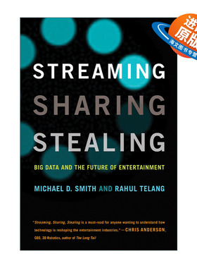 英文原版 Streaming Sharing Stealing The MIT Press 3S风潮 串流 分享 盗版 大数据如何改写创意产业的未来 英文版 进口英语书籍