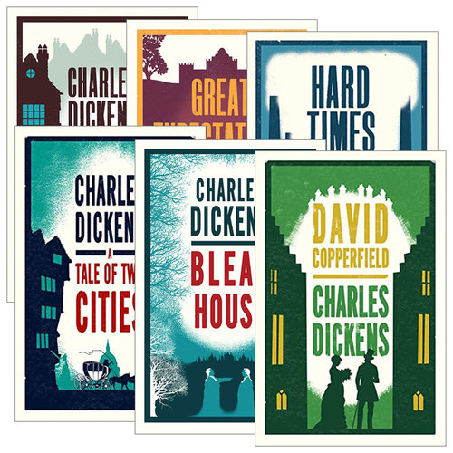 英文原版 Alma Classics Evergreens 查尔斯 狄更斯作品精选 6册 经典文学 Charles Dickens 英文版 进口英语原版书籍