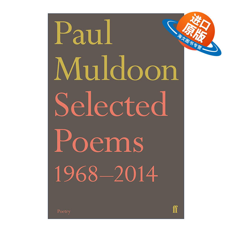 英文原版 Selected Poems 1968–2014 保罗·穆顿诗选 英文版 进口英语原版书籍