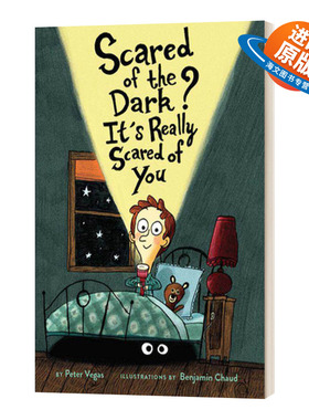 英文原版 精装绘本 Scared of the Dark It's Really Scared of You 不要怕黑 精装儿童绘本 英文版 进口英语原版书籍