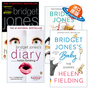 英文原版 Bridget Jones 单身日记系列4册 同名电影原著 Helen Fielding 英文版 进口英语原版书籍