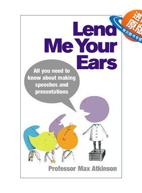 英文原版 Lend Me Your Ears 大家请听我说 牛津大学教授Max Atkinson的演讲指南 英文版 进口英语原版书籍