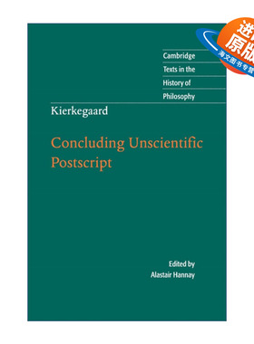 英文原版 Kierkegaard Concluding Unscientific Postscript 克尔凯郭尔 最后的 非科学性的附言 剑桥哲学史文本系列 英文版