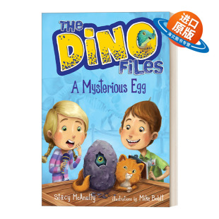 Egg The Files 章节桥梁书 进口英语书籍 英文原版 儿童动作冒险小说 Dino 一颗神秘 恐龙档案系列1 Mysterious 英文版 蛋