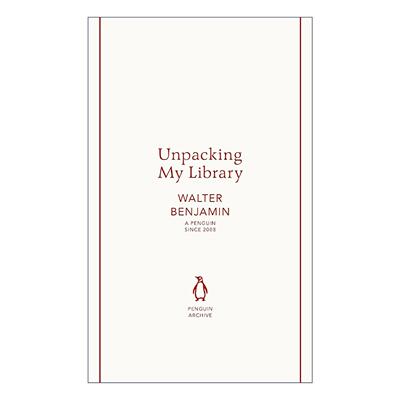 英文原版 Unpacking My Library 开箱整理我的藏书 瓦尔特?本雅明 企鹅经典文学90周年纪念系列 英文版 进口英语原版书籍