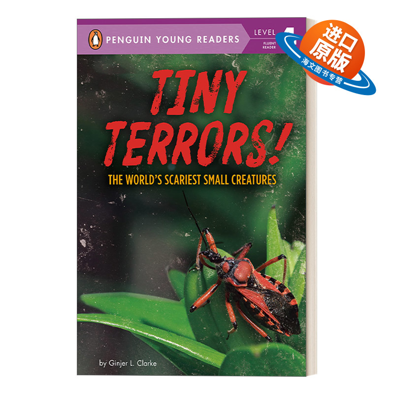 英文原版 Tiny Terrors! The World's Scariest Small Creatures 小小的恐怖! 世界上最可怕的小生物 企鹅青少分级阅读4级读物