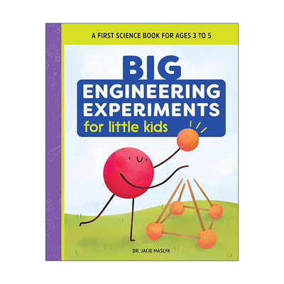 英文原版 Big Engineering Experiments for Little Kids 给孩子们的大工程实验 STEM教育 科学游戏 英文版 进口英语原版书籍