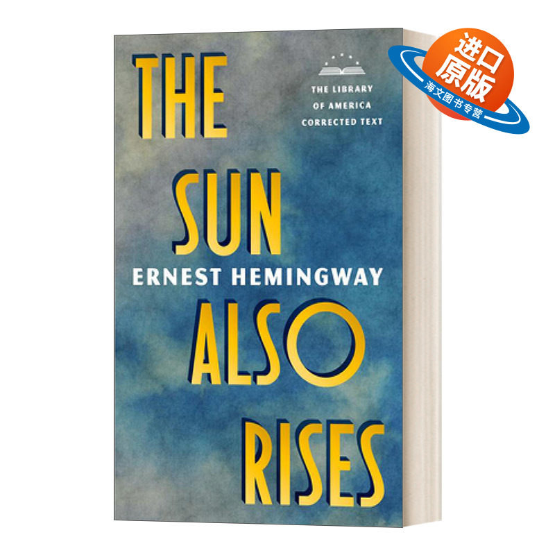 英文原版小说 The Sun Also Rises The Library of America Corrected Text 太阳照常升起 英文版 进口英语原版书籍