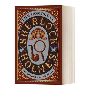 英文原版小说 The Complete Sherlock Holmes full-trim 福尔摩斯探案全集 皮革精装版 英文版 进口英语原版书籍