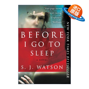 英文原版 Before I Go to Sleep 别相信任何人 在我入睡前 S.J.沃森 英文版 进口英语原版书籍
