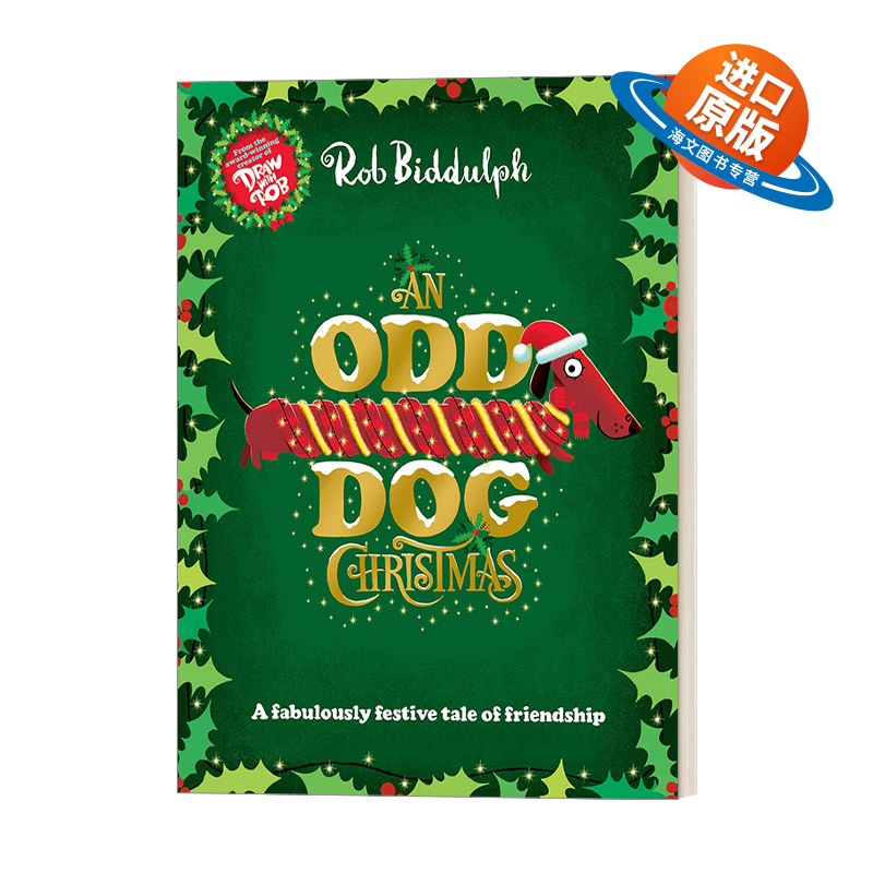 英文原版绘本 An Odd Dog Christmas 一只与众不同的狗过圣诞 罗伯·比达尔夫 英文版 进口英语原版书籍