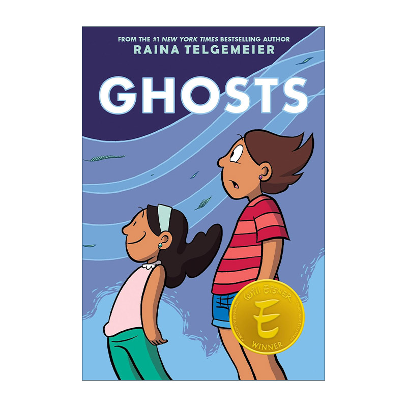 英文原版 Ghosts 幽灵 精装 Raina Telgemeier儿童漫画小说 英文版 进口英语原版书籍