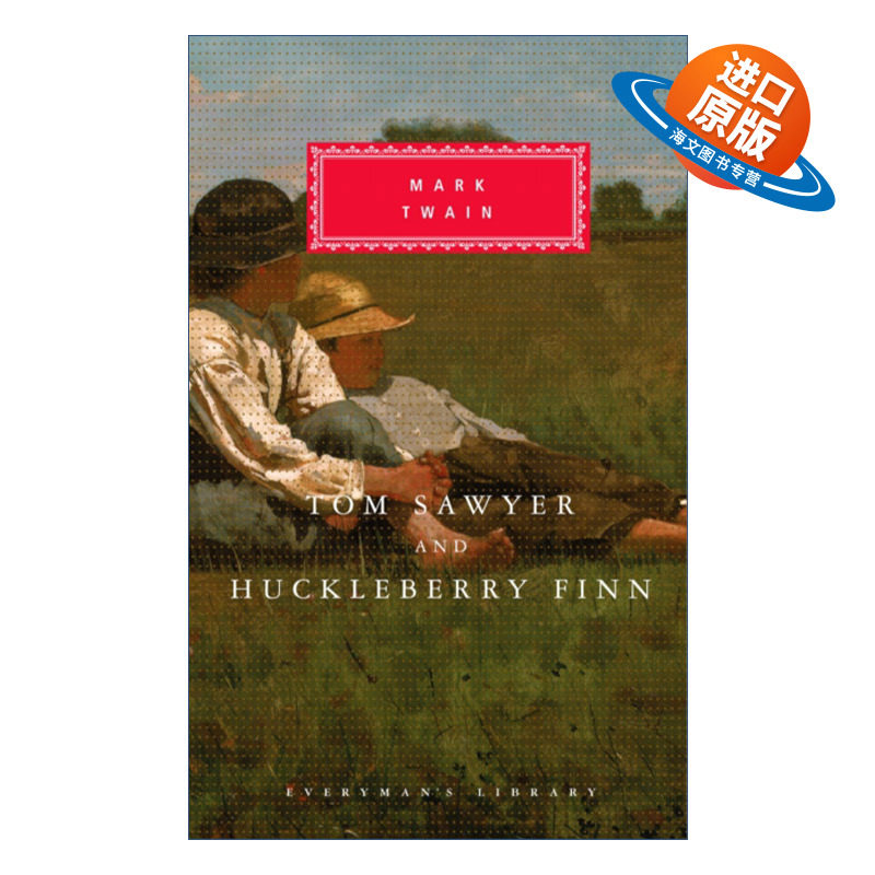 英文原版 Tom Sawyer And Huckleberry Finn 汤姆索亚历险记 哈克贝利芬历险记 Everyman精装收藏版 英文版 进口英语原版书籍