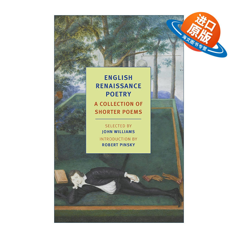 英文原版 English Renaissance Poetry 英国文艺复兴时期诗歌选集 John Williams 英文版 进口英语原版书籍