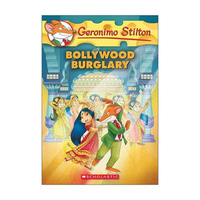 英文原版 Geronimo Stilton #65 Bollywood Burglary老鼠记者65 英文版 进口英语原版书籍