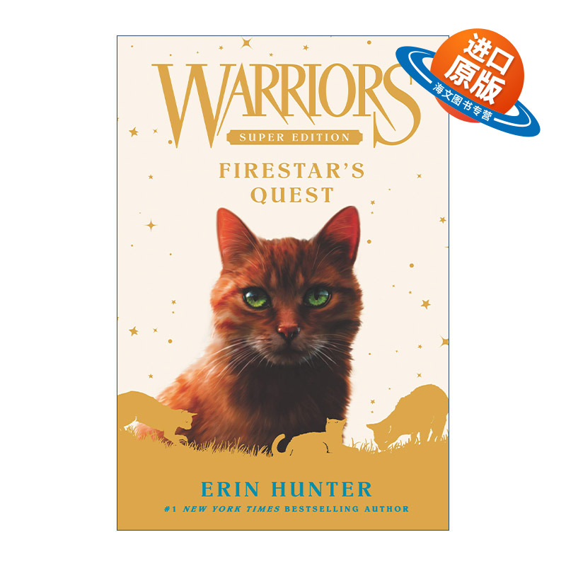 英文原版 Warriors Super Edition Firestar's Quest 猫武士外传 火星的探索 英文版 进口英语原版书籍
