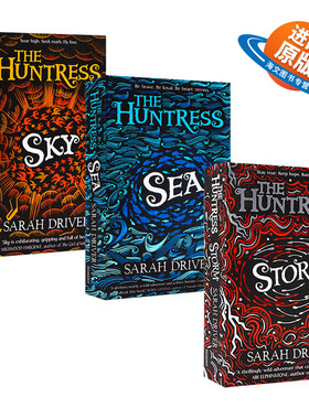 英文原版 The Huntress Trilogy 女猎手三部曲 海/天空/风暴 儿童文学读物 励志成长小说 课外阅读故事书 英文版 进口英语原版书籍