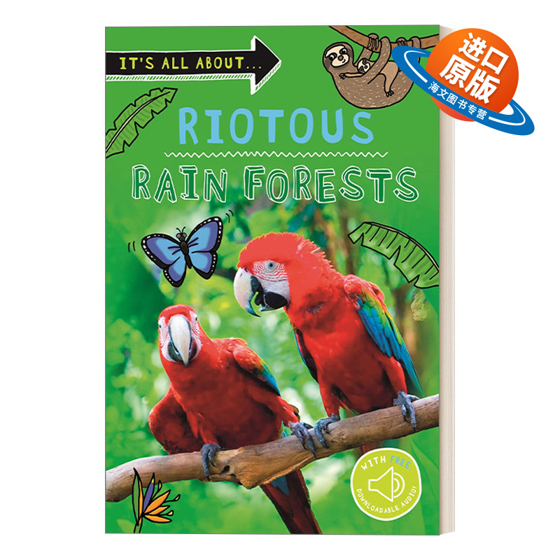 英文原版 It's All About... Riotous Rain Forests 关于 缤纷的雨林 英文版 进口英语原版书籍