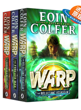 英文原版 W.A.R.P系列3册 Reluctant Assassin/Forever Man/Hangman's Revolution 奇幻冒险小说 阿特米斯作者 Eoin Colfer 英文版