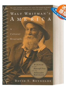 英文原版 Walt Whitman's America 沃尔特·惠特曼的美国 一部文化传记 David S. Reynolds 英文版 进口英语原版书籍