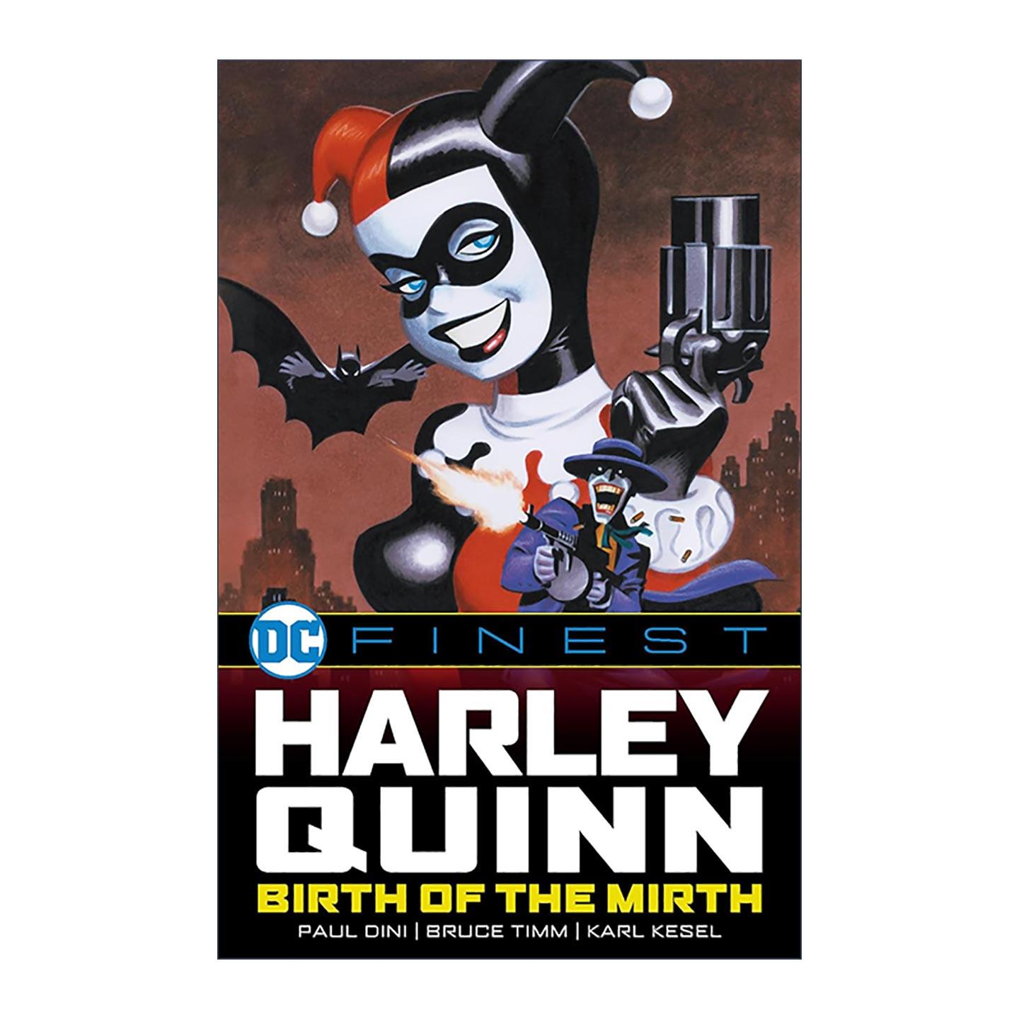 英文原版 DC Finest Harley Quinn Birth of the Mirth 哈莉·奎茵 欢乐的诞生 漫画 Paul Dini 英文版 进口英语原版书籍