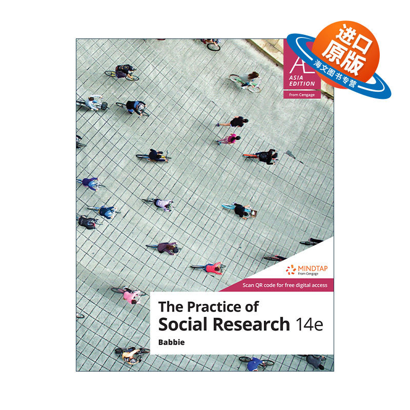 英文原版 The Practice of Social Research 社会研究方法 第14版 社会学家艾尔巴比 美国大学通用教材 英文版 进口英语原版书籍