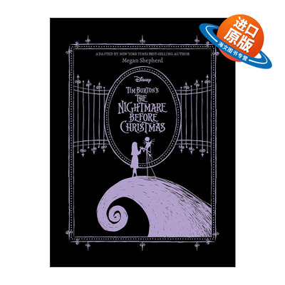 英文原版 Tim Burton's The Nightmare Before Christmas 蒂姆·波顿的圣诞夜惊魂 同名动画电影原著 30周年纪念精装收藏版