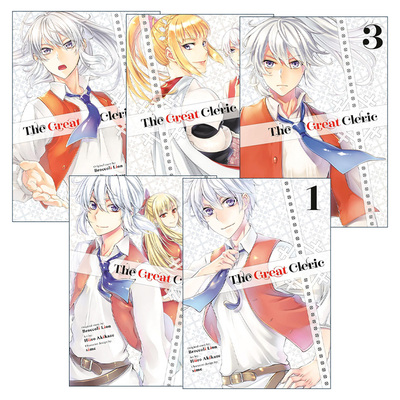 英文原版 The Great Cleric 圣者无双 上班族在异世界的存活之道系列1-5册 同名动漫漫画 Broccoli Lion 英文版 进口英语原版书籍