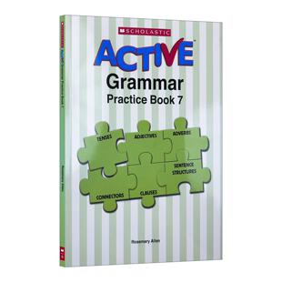 Practice Book 进口英语原版 Active 书籍 英文版 Grammar 学乐活跃英语语法练习册7 英文原版