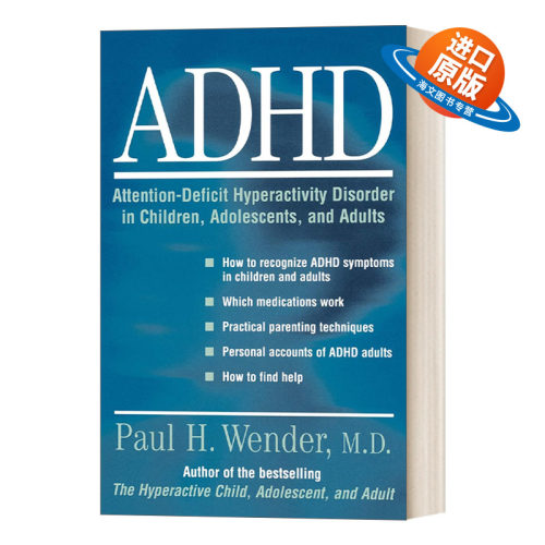 英文原版 ADHD Attention-Deficit Hyperactivity Disorder in Children 多动症儿童青少年和成人的注意力缺陷多动障碍 进口书