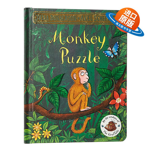 英文原版 Monkey Puzzle 小猴子找妈妈 英文版 进口英语原版书籍儿童外文书