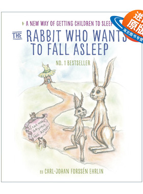 英文原版 The Rabbit Who Wants to Fall Asleep 小兔子睡不着 Carl-Johan Forssén Ehrlin畅销绘本 神奇催眠书助宝宝迅速入眠