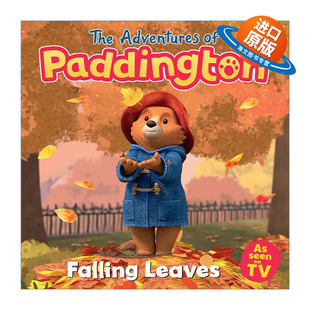 动画版 Adventures Paddington 英文版 书籍 Leaves Falling 对着落叶许愿 英文原版 帕丁顿熊历险记绘本 绘本 The 进口英语原版
