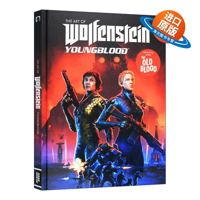 德军总部 新血脉 游戏设定集 英文原版 The Art of Wolfenstein Youngblood 游戏插画与设计 精装 英文版 进口英语原版书籍