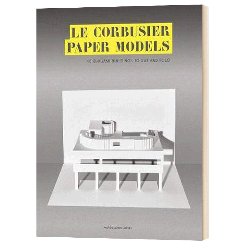 法国建筑师勒柯布西耶的纸模合集 英文原版 Le Corbusier Paper Models 建筑设计 英文版进口原版英语艺术类书籍