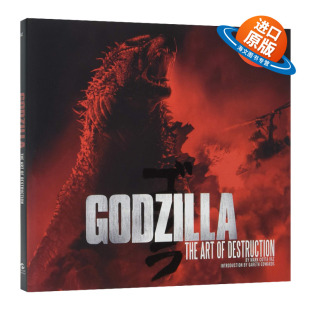 毁灭 The 哥斯拉 Destruction 进口原版 英文原版 英文版 艺术 英语书籍 Godzilla 艺术画册设定集 Art