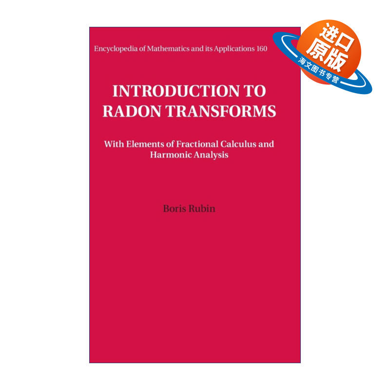 英文原版 Introduction to Radon Transforms  Radon变换导论 剑桥数学百科及应用系列 精装 英文版 进口英语原版书籍