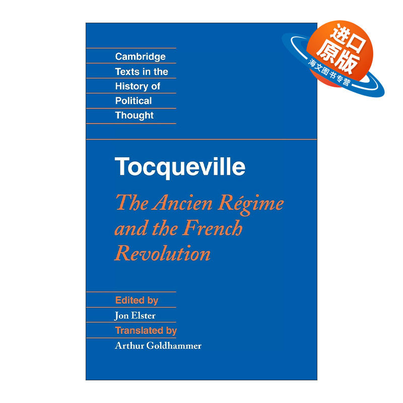 英文原版 Tocqueville The Ancien Régime and the French Revolution 托克维尔 旧制度与大革命 英文版 进口英语原版书籍