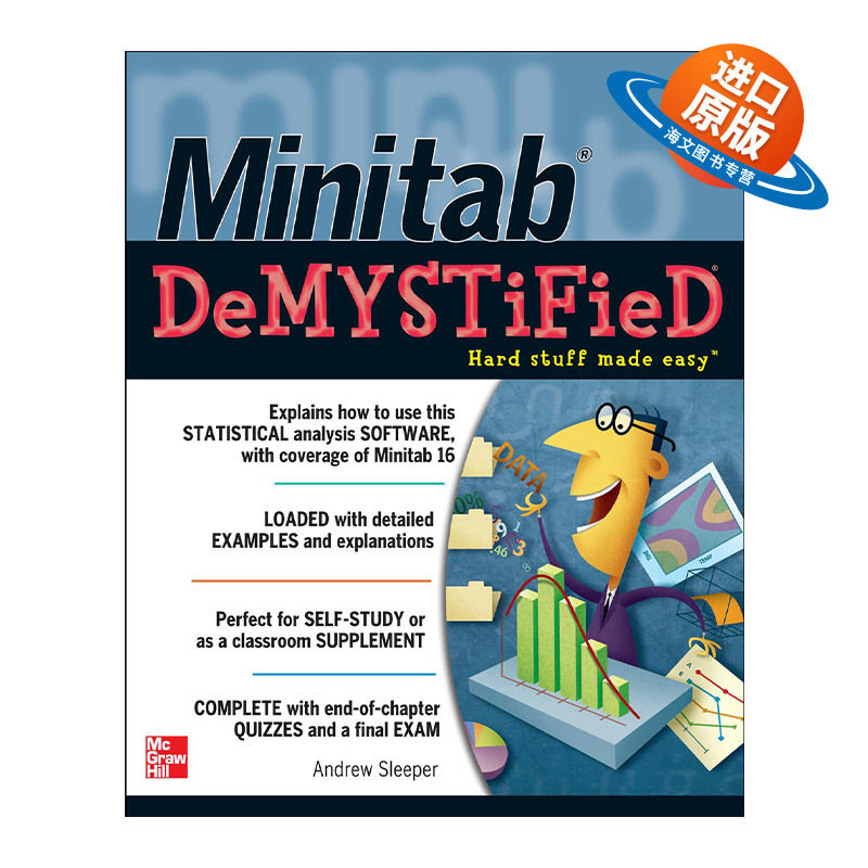 英文原版 Minitab Demystified 质量管理统计软件 自学向导系列 英文版 进口英语原版书籍