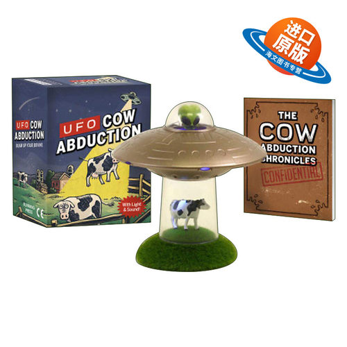 英文原版外星人绑架奶牛